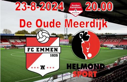 FC Emmen en Helmond Sport houden elkaar in evenwicht