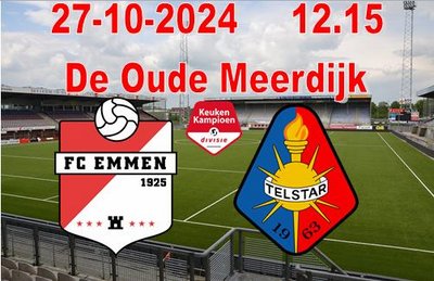 Nederlaag voor FC Emmen tegen SC Telstar