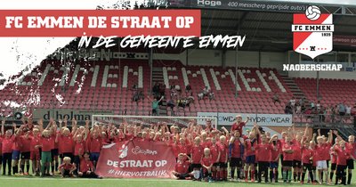 FC Emmen gaat weer de straat op