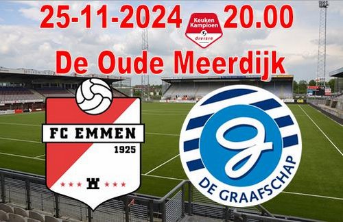 FC Emmen wint de topper tegen De Graafschap ruim