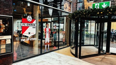 FC Emmen opent Pop-up Store in Emmen-centrum