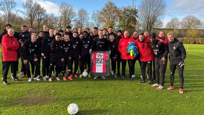 Mike te Wierik speelde zijn 350ste wedstrijd in betaald voetbal