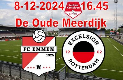 FC Emmen en koploper Excelsior houden elkaar in evenwicht